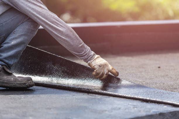 Professional Basement Waterproofing technician working in Apple Creek, OH